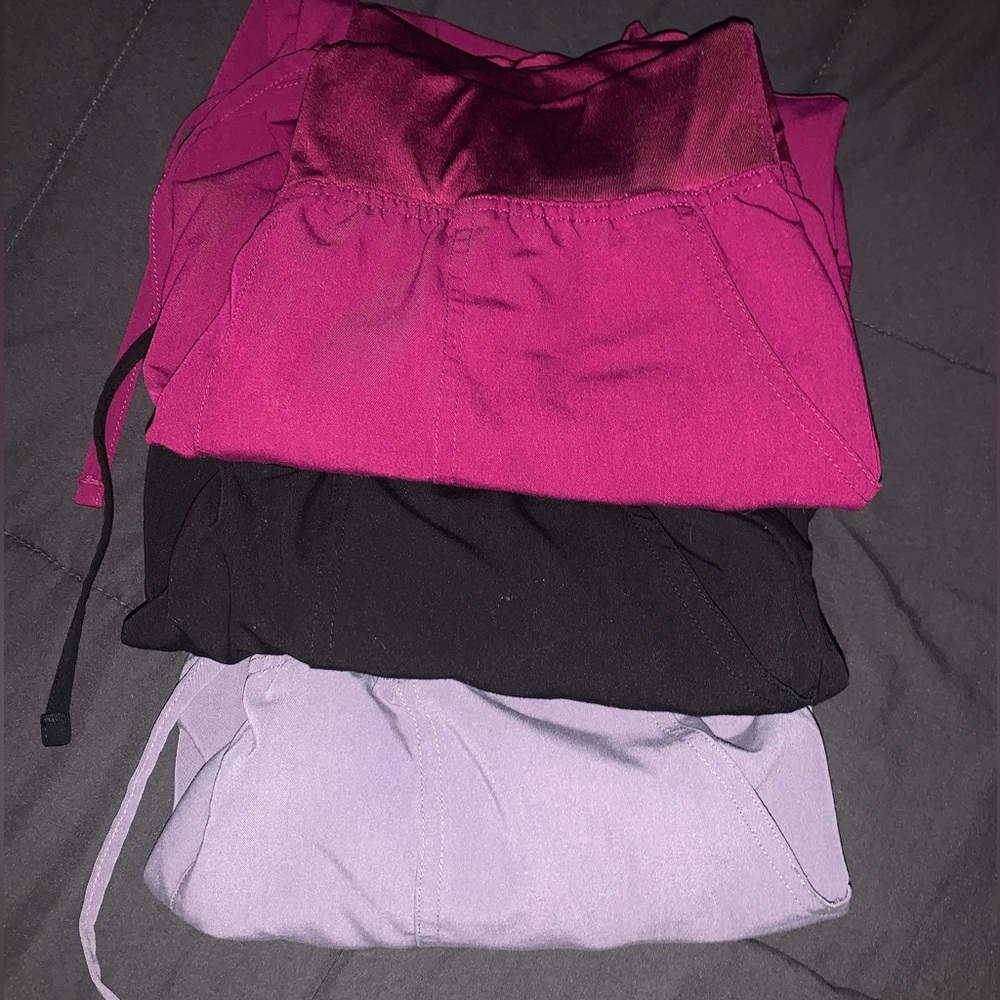 3 pairs of scrub joggers size Medium